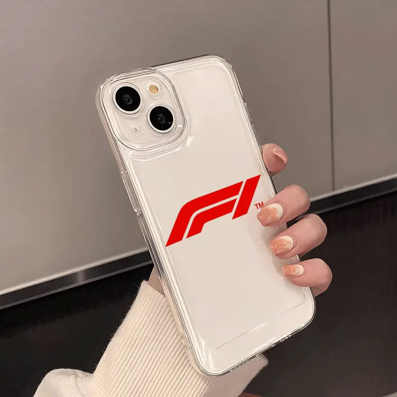 F1 Redline Clear iPhone Case