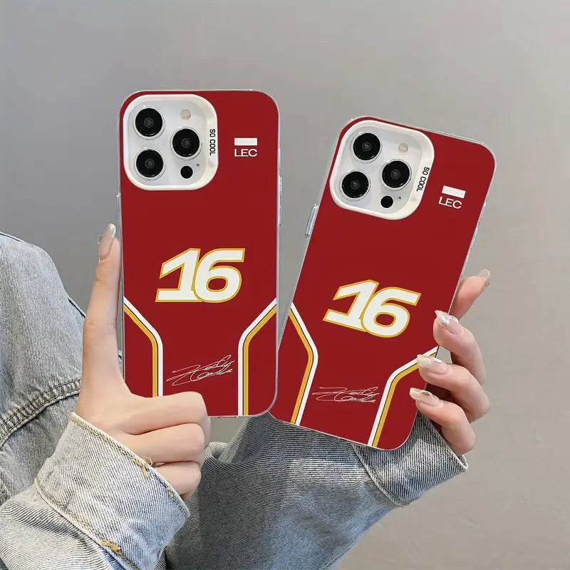Charles Leclerc #16 Racing Number Case