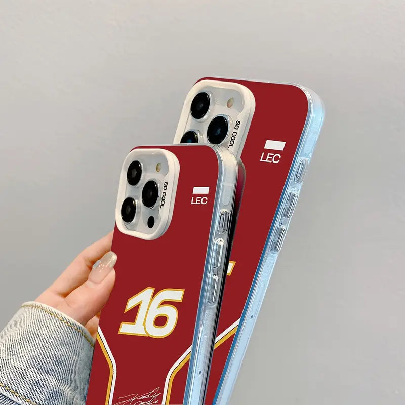 Charles Leclerc #16 Racing Number Case