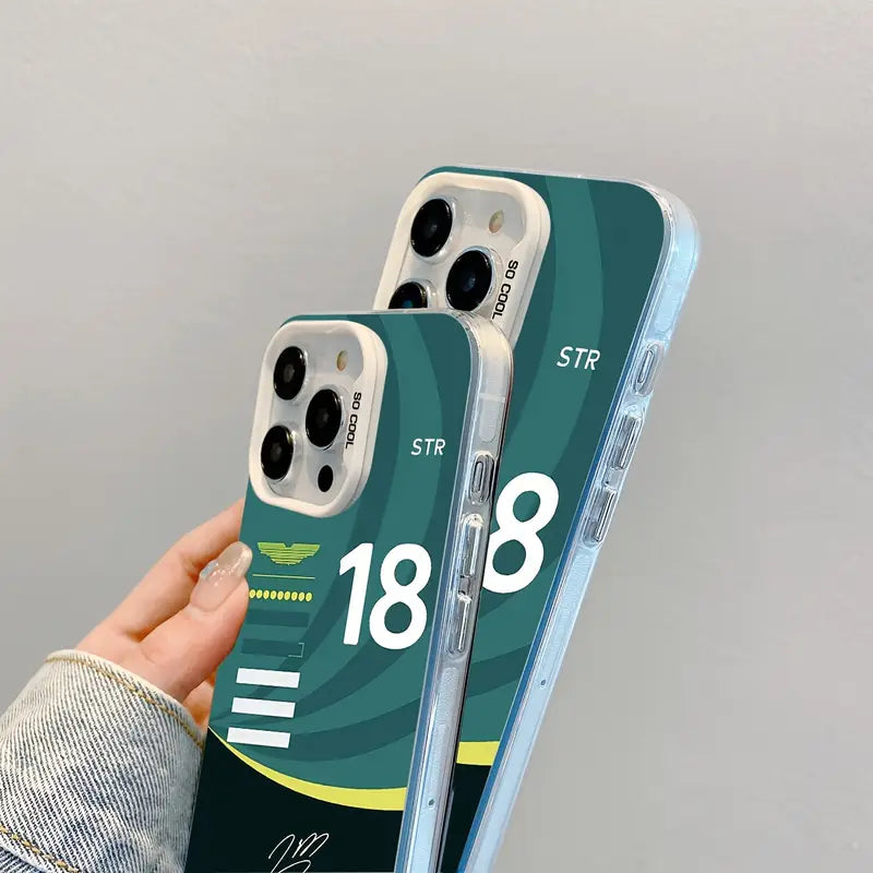 Lance Stroll #18 Racing Number Case