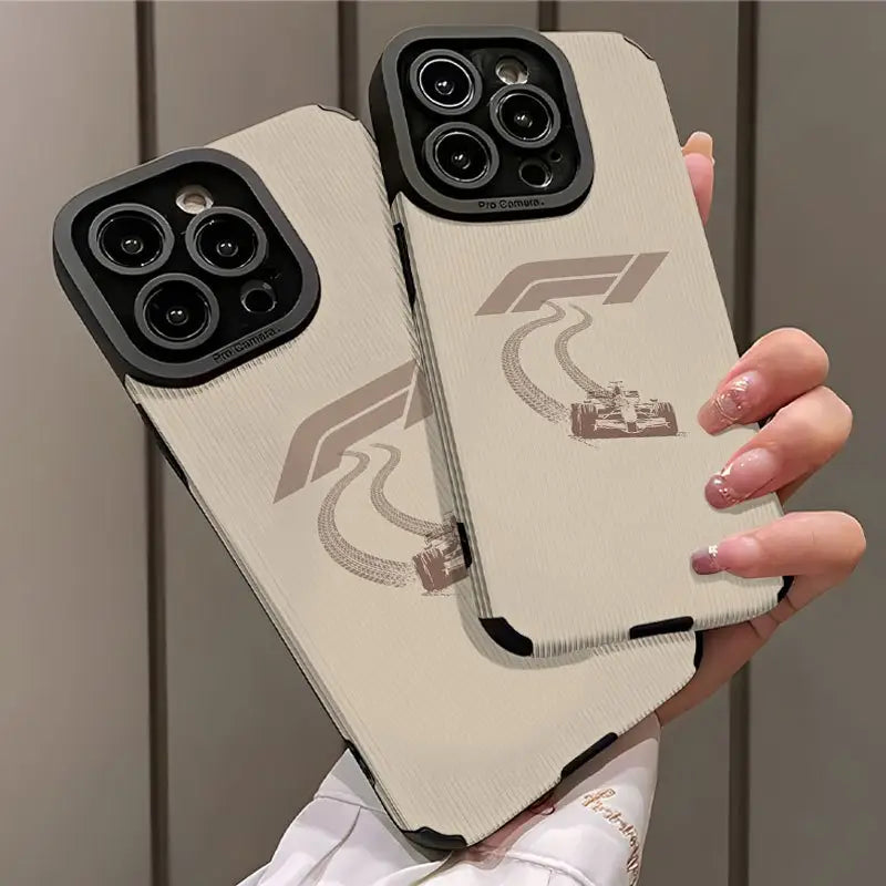 F1 Engraved Wooden Phone Case