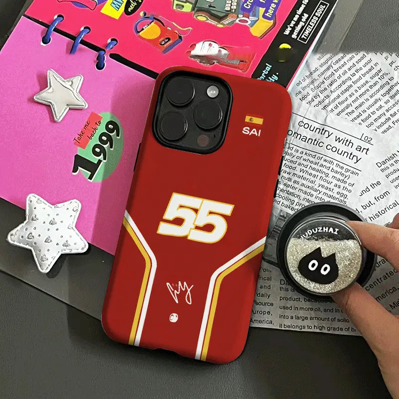 Carlos Sainz #55 Racing Number Case