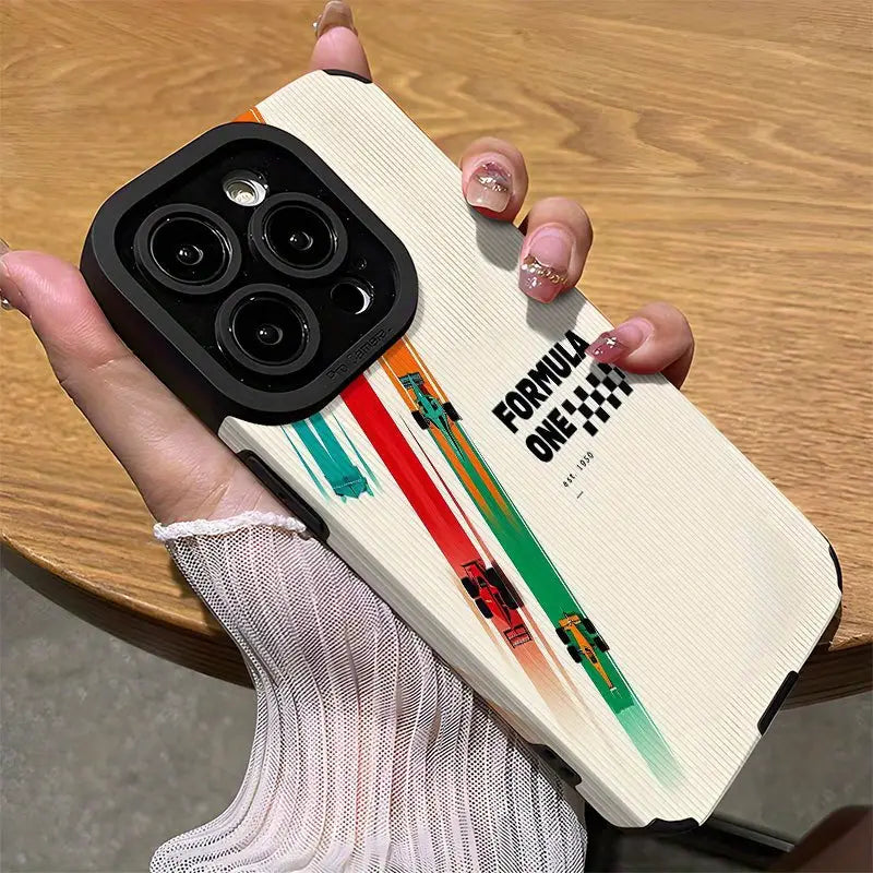 Retro Formula One Racing iPhone Case