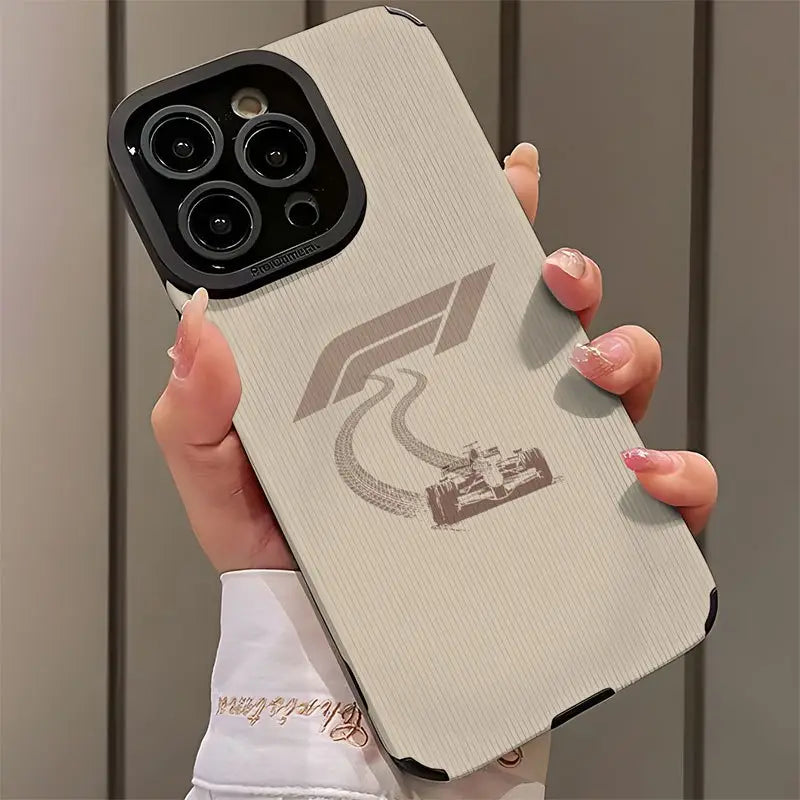 F1 Engraved Wooden Phone Case