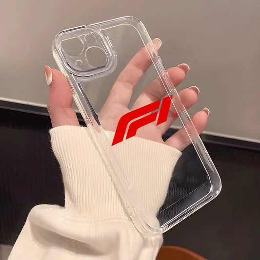 F1 Redline Clear iPhone Case